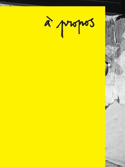 à propos Issue 7 March 2014