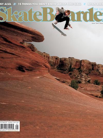 Skateboarder April May 2011