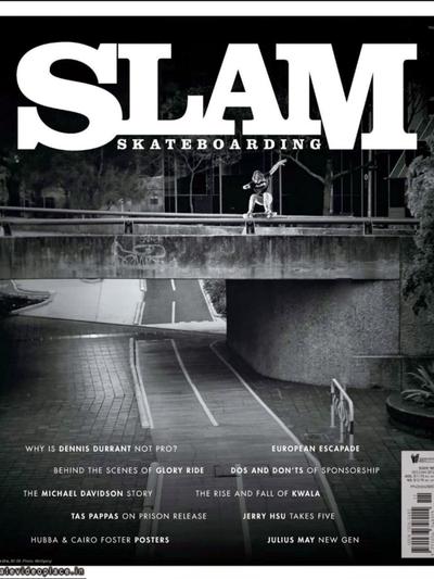 Slam Skateboarding December January 2011