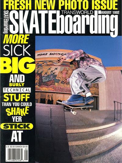 Transworld Skateboarding August 1992
