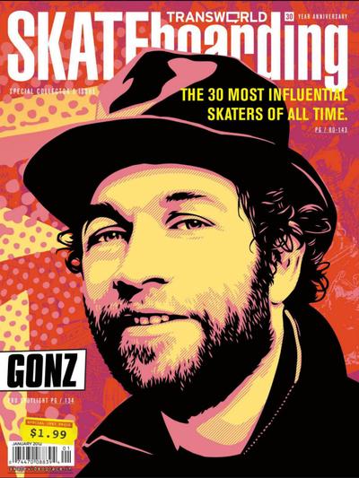 Transworld Skateboarding January 2012
