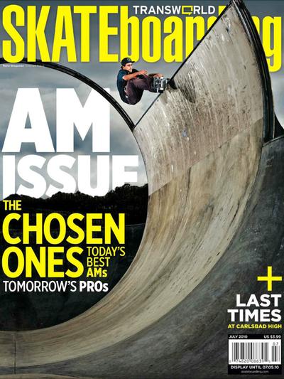 Transworld Skateboarding July 2010