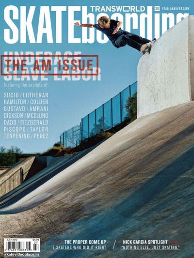 Transworld Skateboarding July 2012