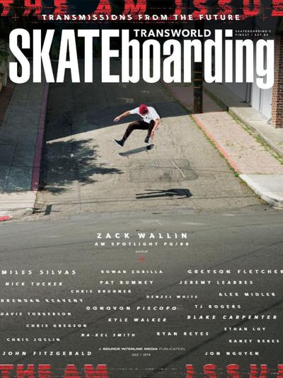 Transworld Skateboarding July 2014