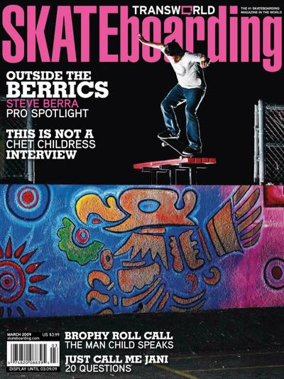 Transworld Skateboarding March 2009