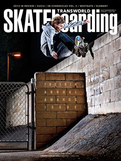 Transworld Skateboarding March 2014