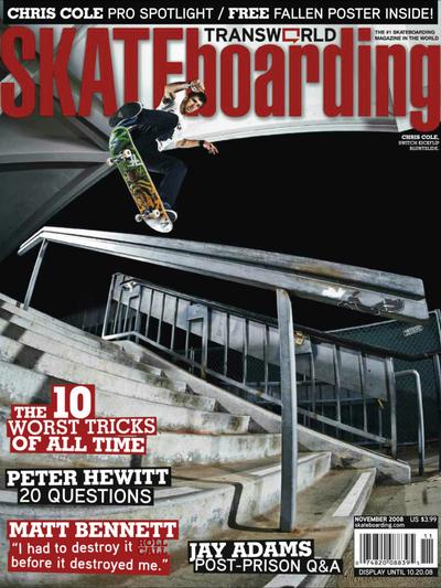 Transworld Skateboarding November 2008